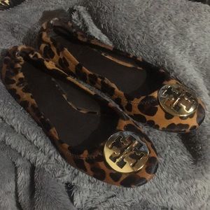 *RARE*Tory Burch Reva Calf Hair Flat